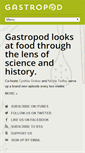 Mobile Screenshot of gastropod.com